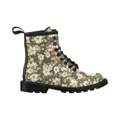 Apple blossom Pattern Print Design AB01 Women's Boots