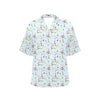 Cow Happy Pattern Print Design 05 Women's Hawaiian Shirt