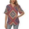 Native Pattern Print Design A06 Women's Hawaiian Shirt