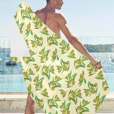 Olive Print Design LKS302 Beach Towel 32" x 71"