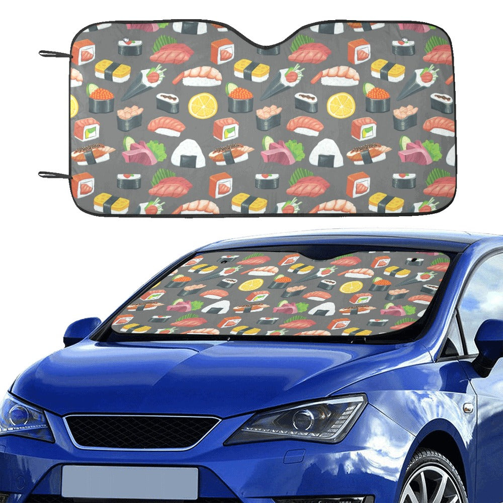Sushi Print Design LKS302 Car front Windshield Sun Shade