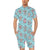 Sea Turtle Art Pattern Men's Romper