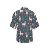 Llama Cactus Pattern Print Design 012 Women's Hawaiian Shirt