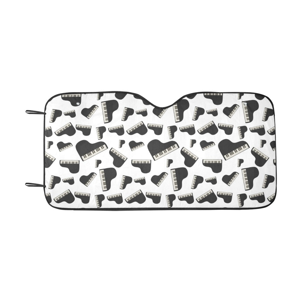 Piano Print Design LKS405 Car front Windshield Sun Shade