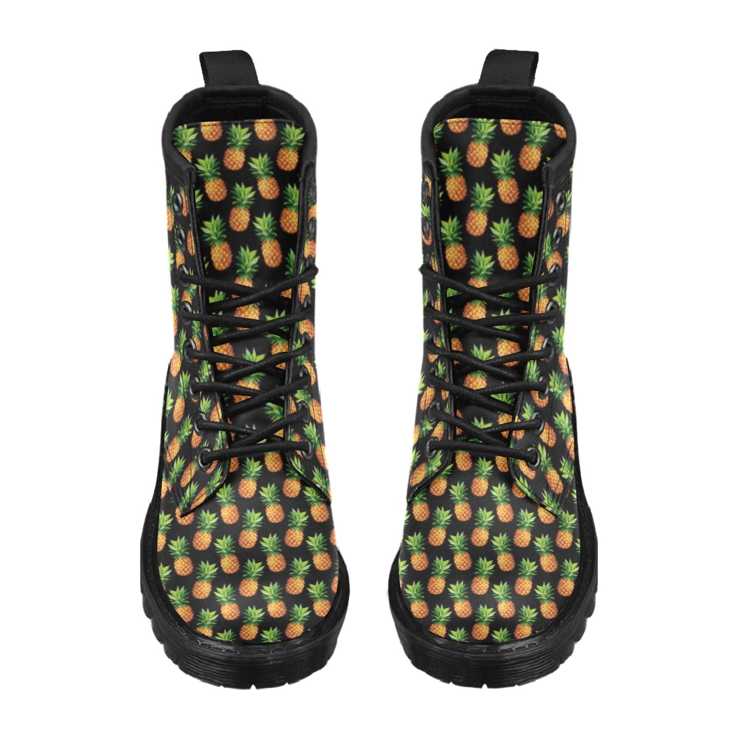 Pineapple Cute Print Design Pattern Women's Boots