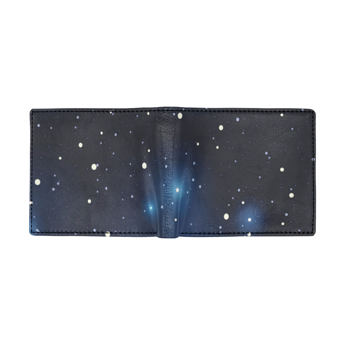 Night sky Pattern Print Design A02 Men's ID Card Wallet