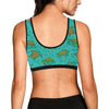 Sea Turtle Pattern Print Design T010 Sports Bra