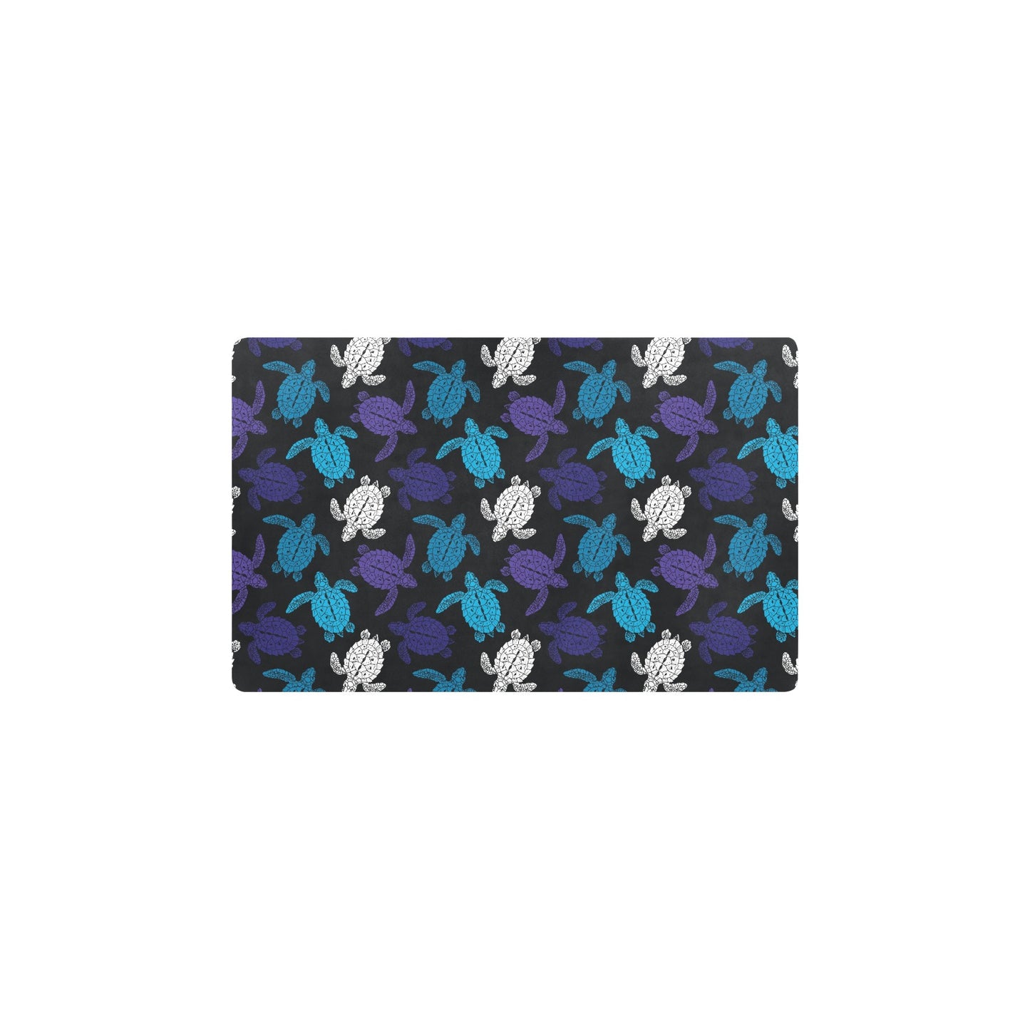Sea Turtle Print Design LKS306 Kitchen Mat