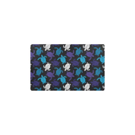 Sea Turtle Print Design LKS306 Kitchen Mat