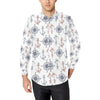 Anchor Pattern Print Design 06 Men's Long Sleeve Shirt