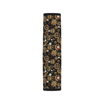 Steampunk Butterfly Design Themed Print Car Seat Belt Cover