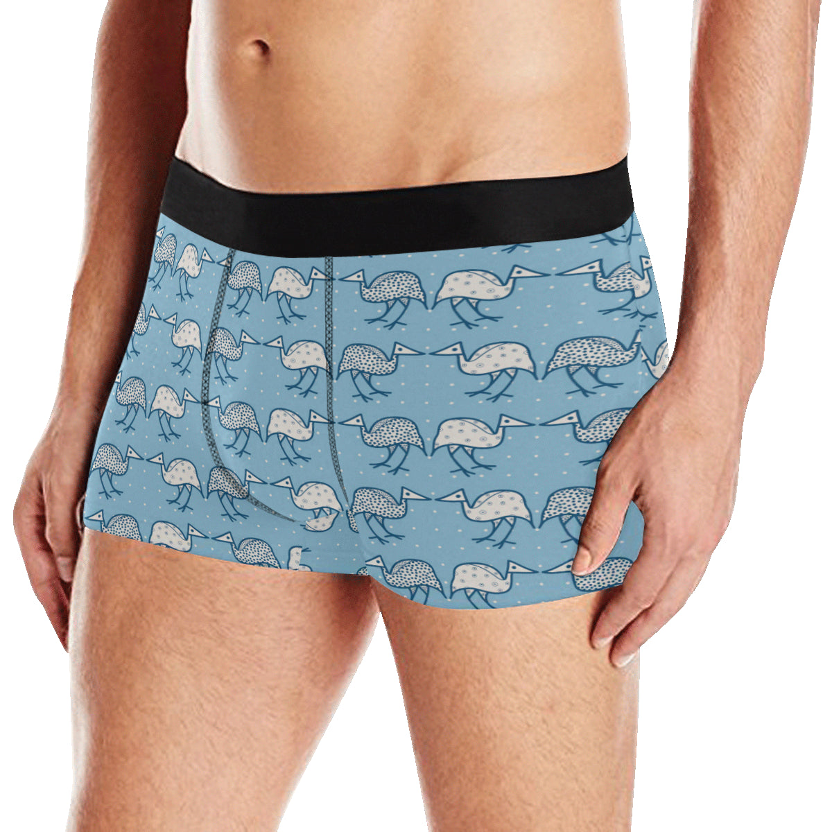 Emu Pattern Print Design 01 Men's Boxer Briefs