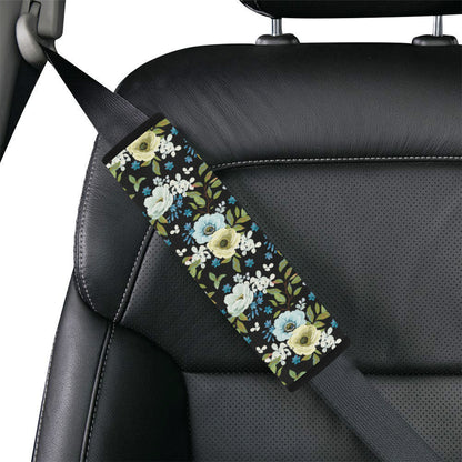 Anemone Pattern Print Design AM03 Car Seat Belt Cover