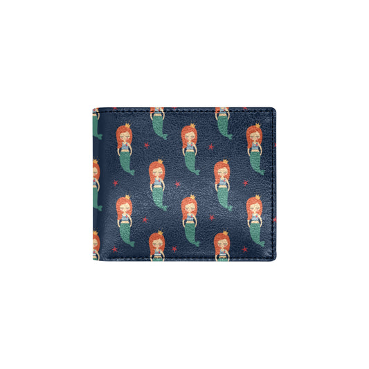 Mermaid Girl Pattern Print Design 01 Men's ID Card Wallet