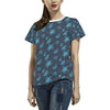 Sea Turtle Print Design LKS307 Women's  T-shirt