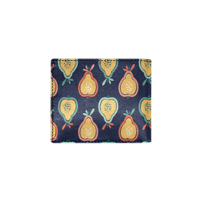 Pear Pattern Print Design PE03 Men's ID Card Wallet