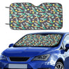 Surfboard T Rex Print Design LKS301 Car front Windshield Sun Shade