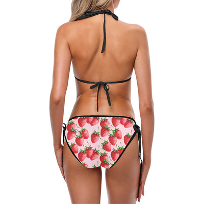 Strawberry Pattern Print Design SB03 Bikini