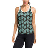 Sea Turtle Print Design LKS302 Women's Racerback Tank Top