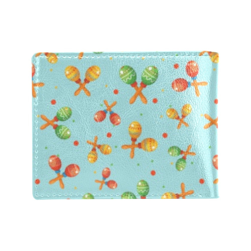 Maracas Print Design LKS402 Men's ID Card Wallet