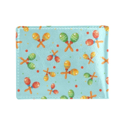 Maracas Print Design LKS402 Men's ID Card Wallet