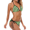 Tropical Flower Pattern Print Design TF013 Bikini