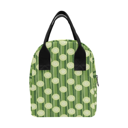 Cucumber Pattern Print Design CC03 Insulated Lunch Bag