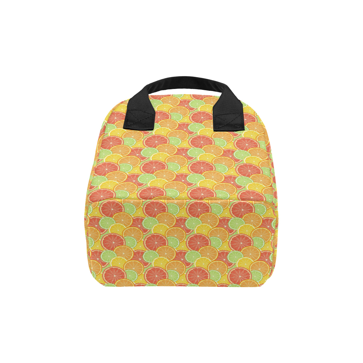 Grapefruit Pattern Print Design GF01 Insulated Lunch Bag
