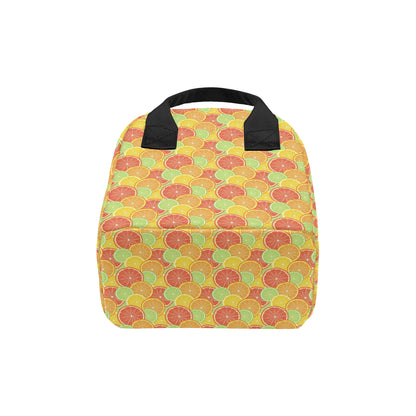 Grapefruit Pattern Print Design GF01 Insulated Lunch Bag