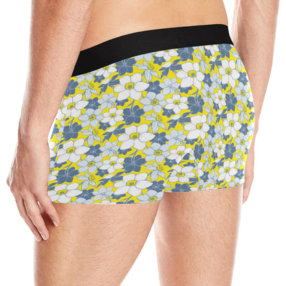 Daffodils Pattern Print Design 01 Men's Boxer Briefs