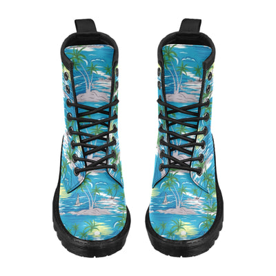 Palm Tree Beach Women's Boots