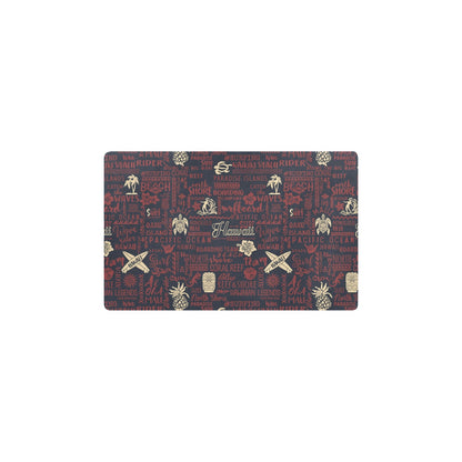 Hawaiian Themed Pattern Print Design H017 Kitchen Mat