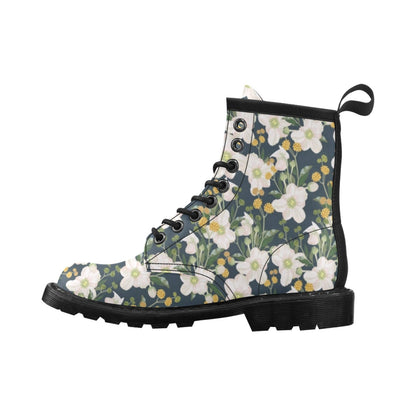Anemone Pattern Print Design AM04 Women's Boots