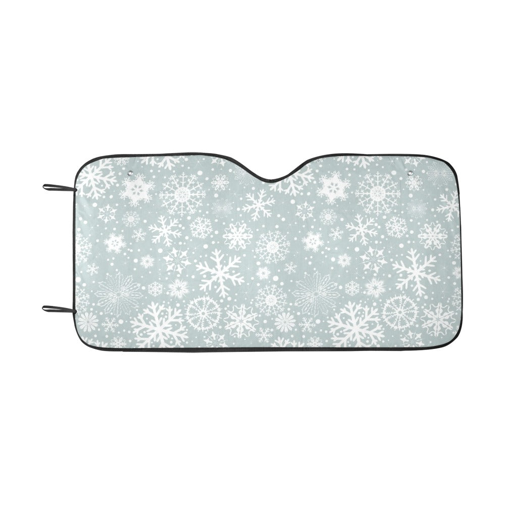 Snowflake Print Design LKS303 Car front Windshield Sun Shade