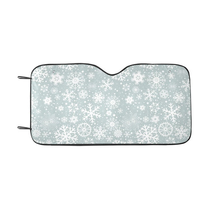 Snowflake Print Design LKS303 Car front Windshield Sun Shade