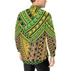 Polynesian Tribal Color Men's Long Sleeve Shirt