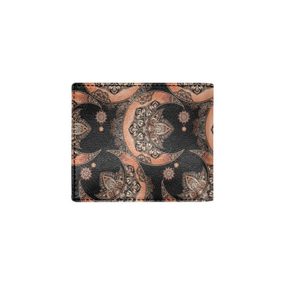 Sun Moon Mandala Men's ID Card Wallet