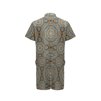 Mandala Pattern Print Design 05 Men's Romper