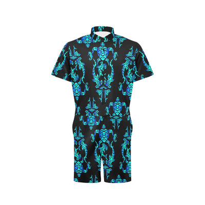 Sea turtle Polynesian Tribal Hawaiian Men's Romper