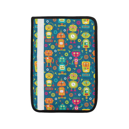 Robot Pattern Print Design A04 Car Seat Belt Cover