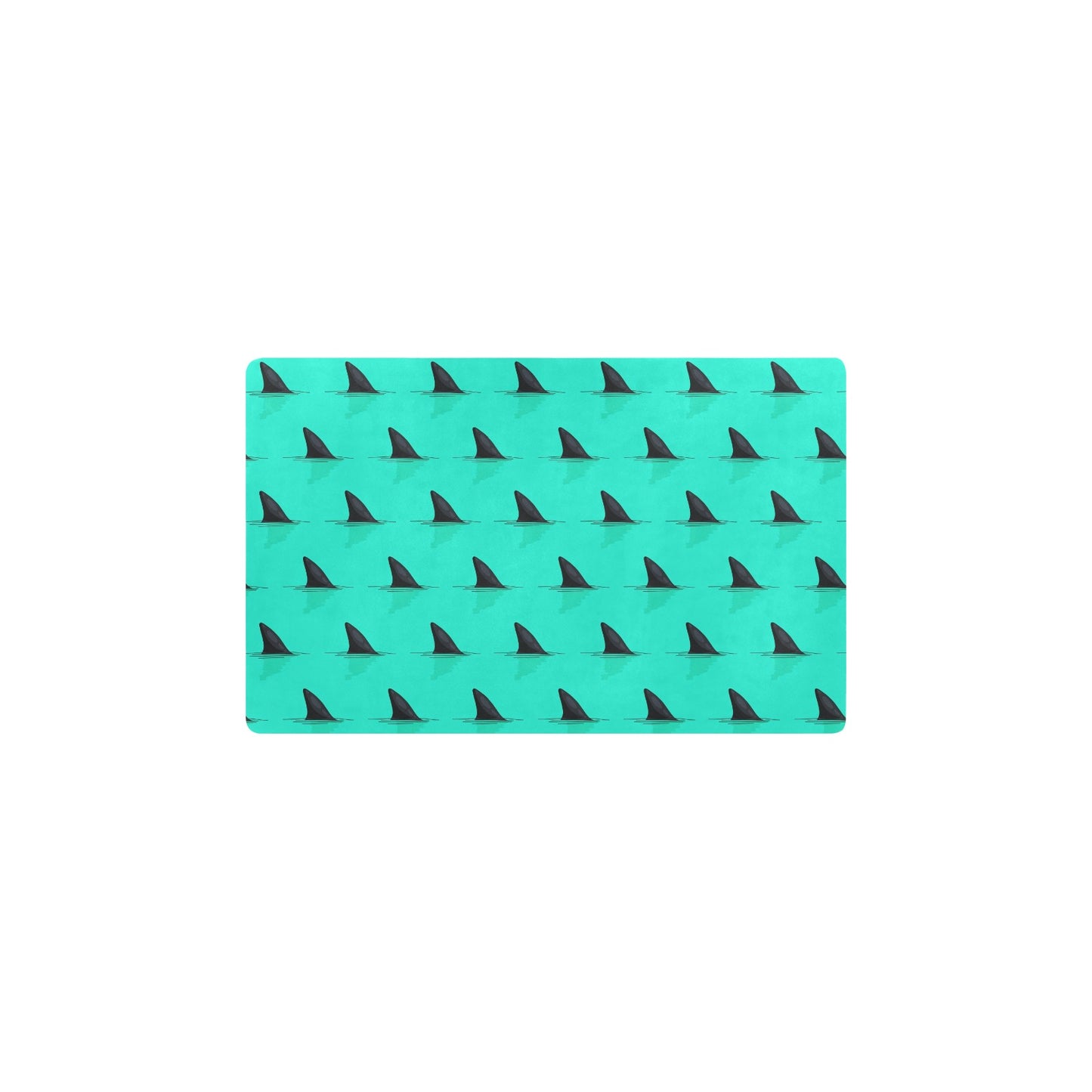 Shark Fin Pattern Kitchen Mat