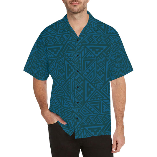 Maori Pattern Print Design 03 Men's Hawaiian Shirt