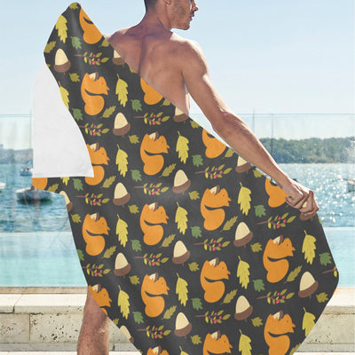 Squirrel Print Design LKS301 Beach Towel 32" x 71"