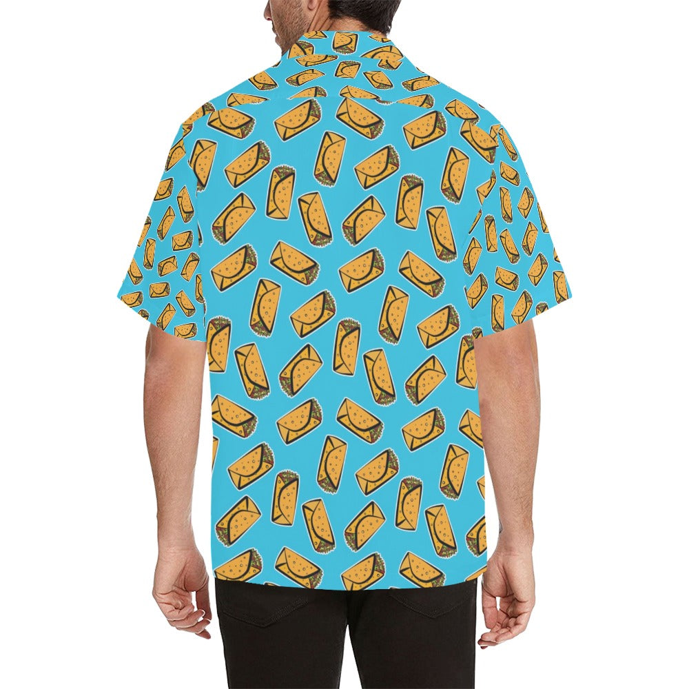 Burrito Print Design LKS301 Men's Hawaiian Shirt