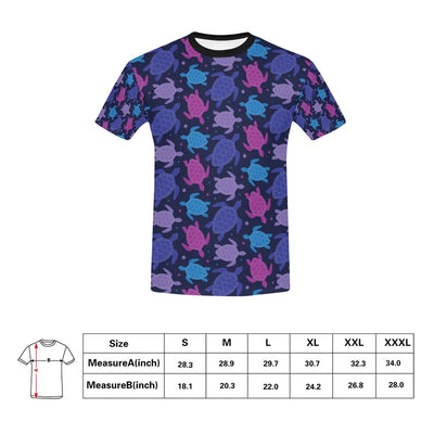 Sea Turtle Print Design LKS309 Men's All Over Print T-shirt