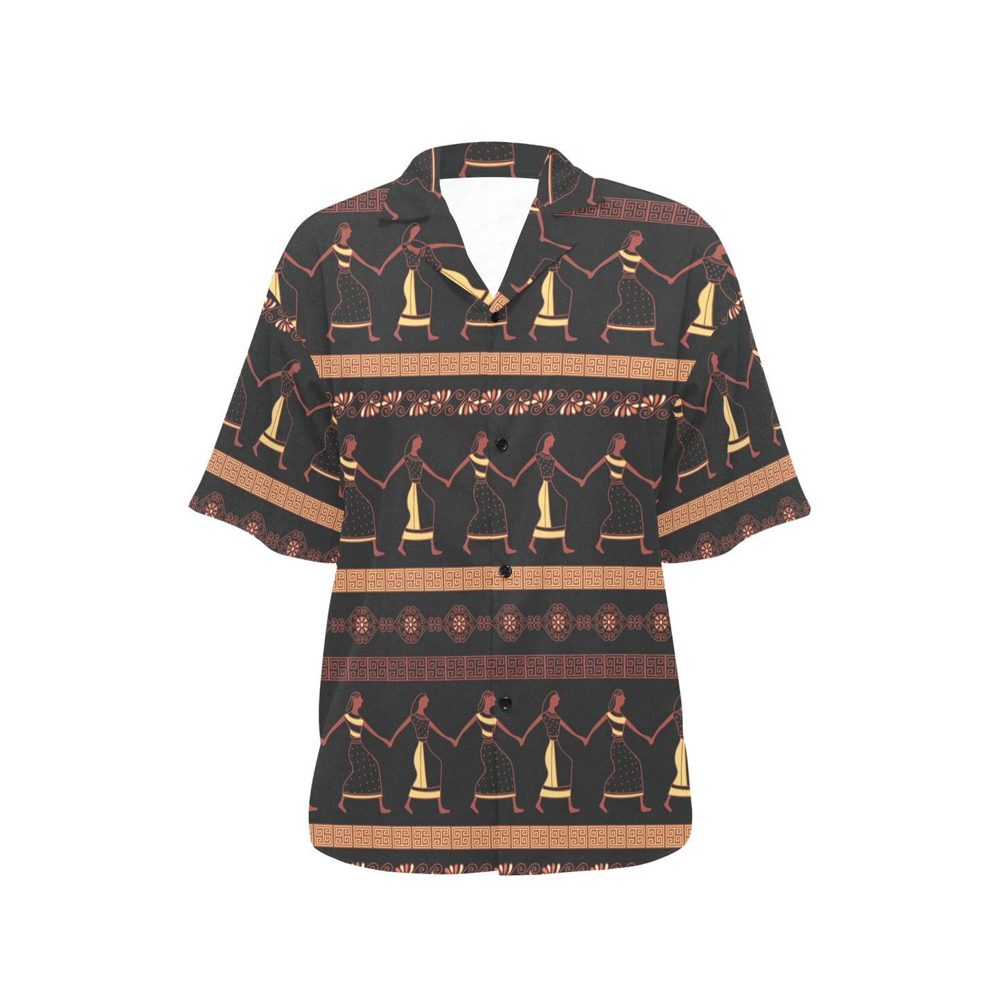 Ancient Greek Human Print Design LKS306 Women's Hawaiian Shirt
