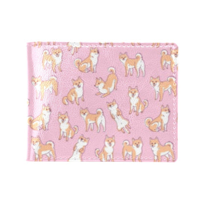 Shiba Inu Print Design LKS303 Men's ID Card Wallet