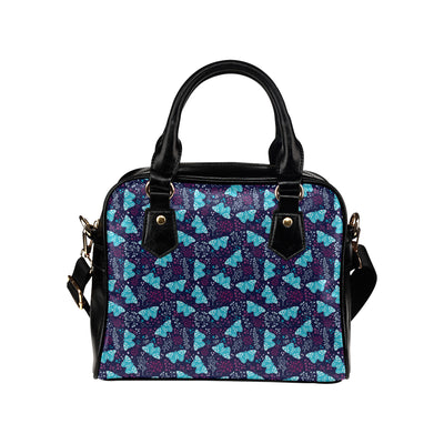 Butterfly Pattern Print Design 011 Shoulder Handbag