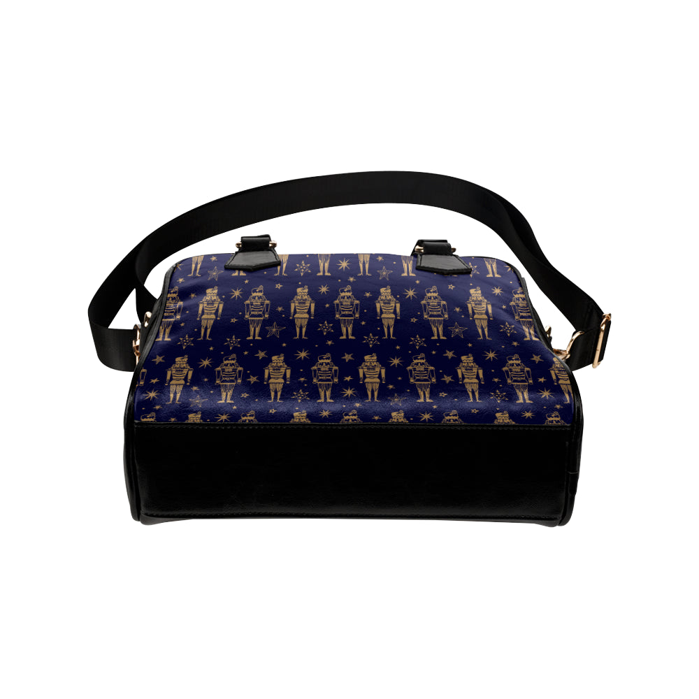 Nutcracker Pattern Print Design A05 Shoulder Handbag