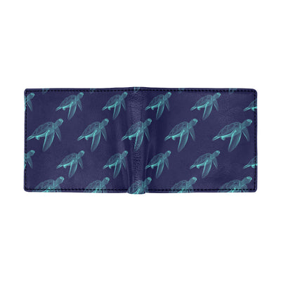 Sea Turtle Pattern Print Design T04 Men's ID Card Wallet